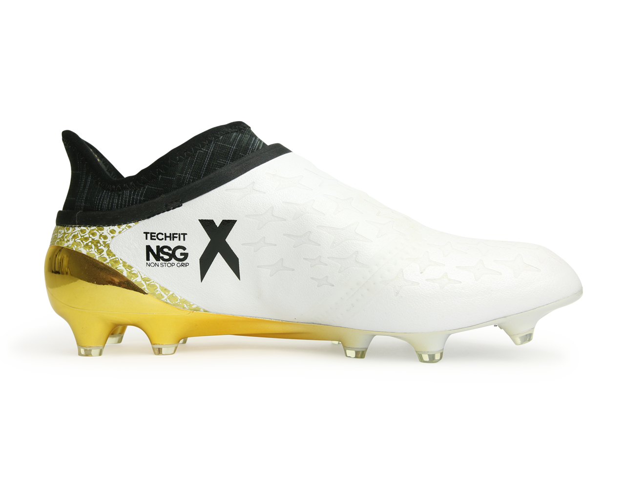 adidas Men's X 16+ PURECHAOS FG White/Core Black/Gold Metalic