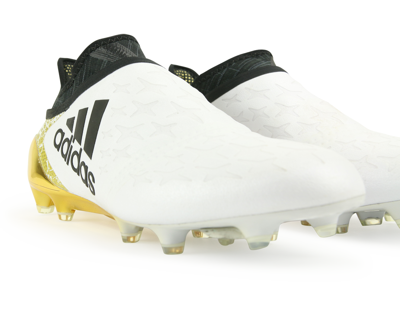 adidas Men's X 16+ PURECHAOS FG White/Core Black/Gold Metalic