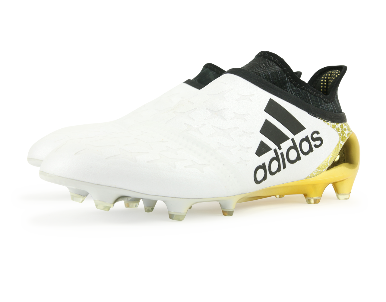 adidas Men's X 16+ PURECHAOS FG White/Core Black/Gold Metalic