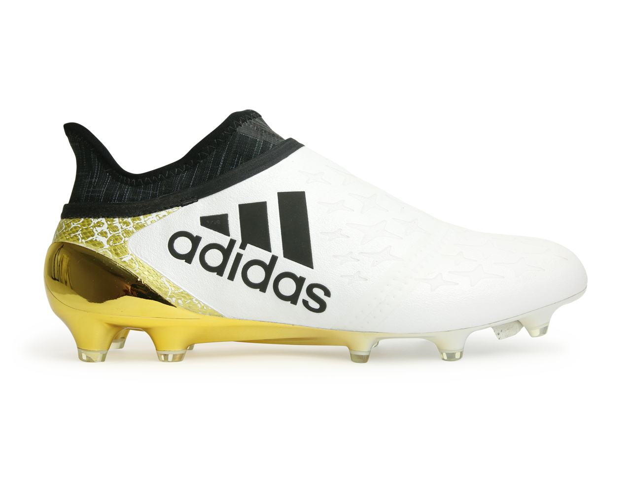 adidas Men's X 16+ PURECHAOS FG White/Core Black/Gold Metalic