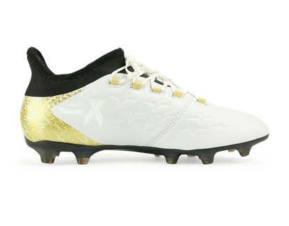 adidas Men's X 16.2 FG/AG White/Core Black/Gold Metalic