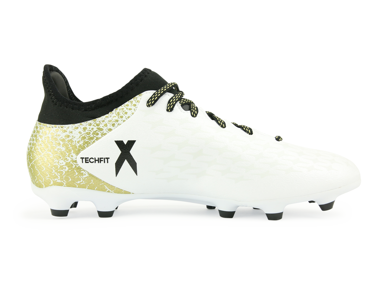 adidas Men's X 16.3 FG/AG White/Core Black/Gold Metalic