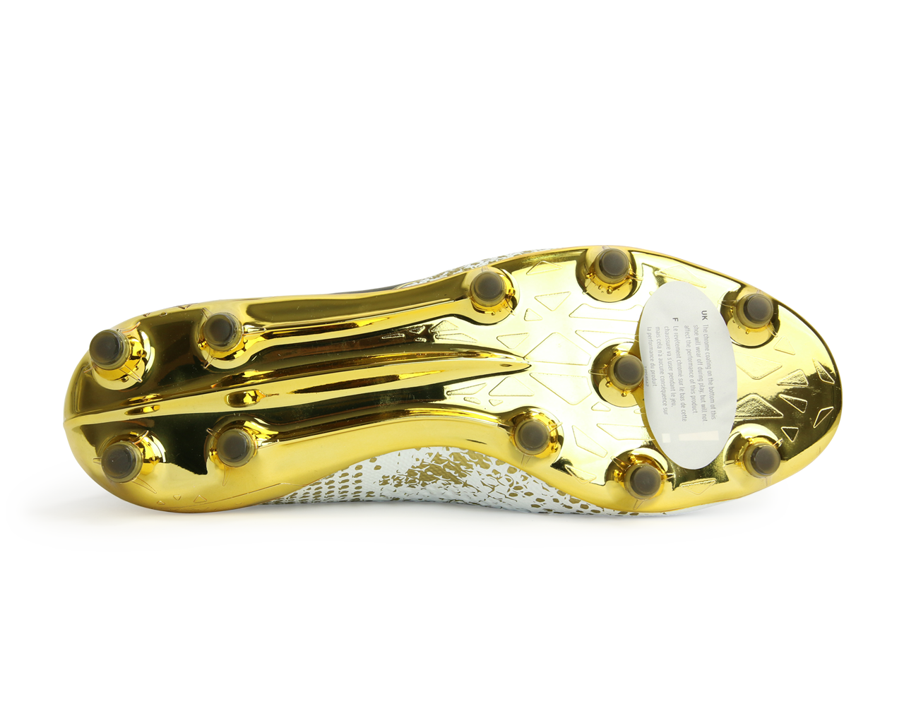 adidas Men's ACE 16+ PURECONTROL  FG White/Core Black/Gold Metalic
