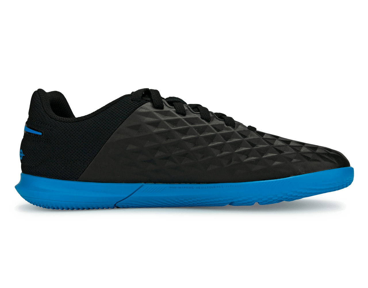 Nike Kids Legend 8 Club Indoor Soccer Shoes Black/Blue Hero