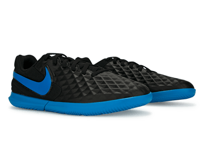 Nike Kids Legend 8 Club Indoor Soccer Shoes Black/Blue Hero
