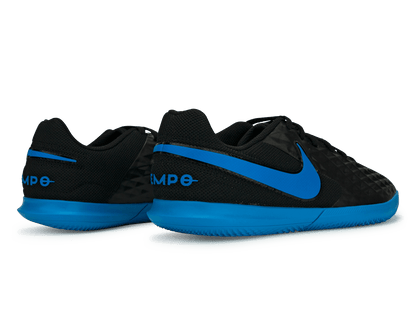 Nike Kids Legend 8 Club Indoor Soccer Shoes Black/Blue Hero
