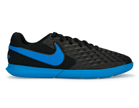 Nike Kids Legend 8 Club Indoor Soccer Shoes Black/Blue Hero