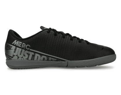 Nike Kids Mercurial Vapor 13 Academy Indoor Soccer Shoes Black/Metalic Cool Grey