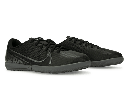 Nike Kids Mercurial Vapor 13 Academy Indoor Soccer Shoes Black/Metalic Cool Grey