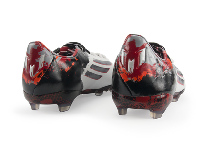 adidas Kids Messi F50 FG Running White/Sharp Grey/Light Scarlet