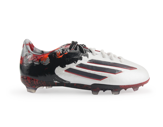 adidas Kids Messi F50 FG Running White/Sharp Grey/Light Scarlet