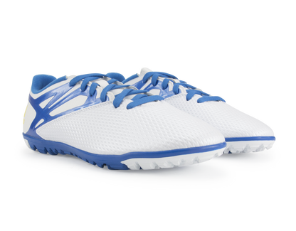 adidas Men's Messi 10.3 Turf Soccer Shoes White/Prime Blue/Black