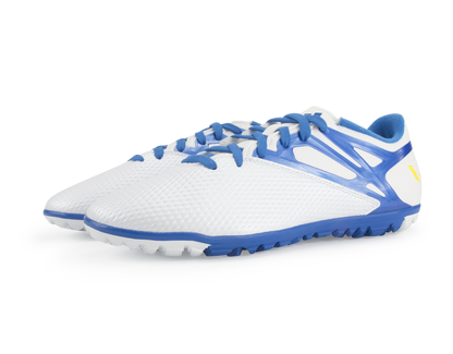 adidas Men's Messi 10.3 Turf Soccer Shoes White/Prime Blue/Black