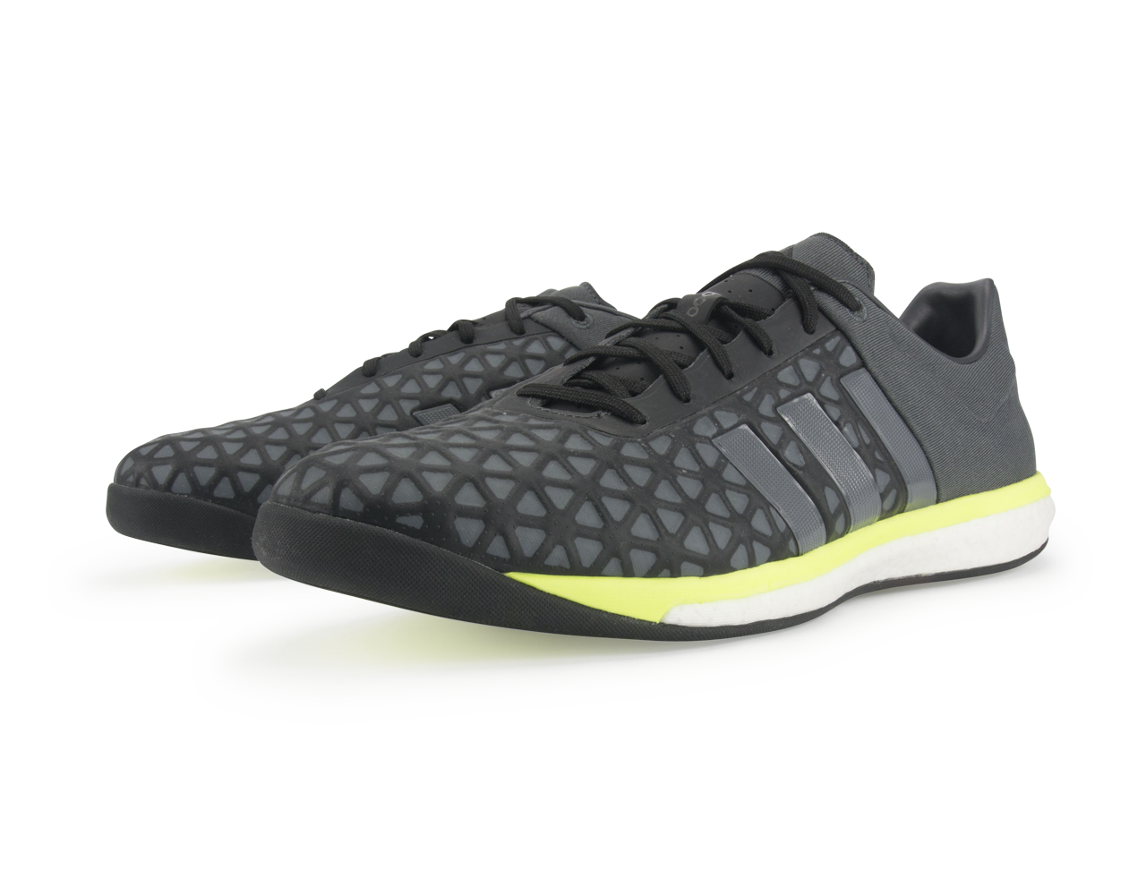 adidas Men's ACE 15.1 Boost Black/Night Metallic/Solar Yellow