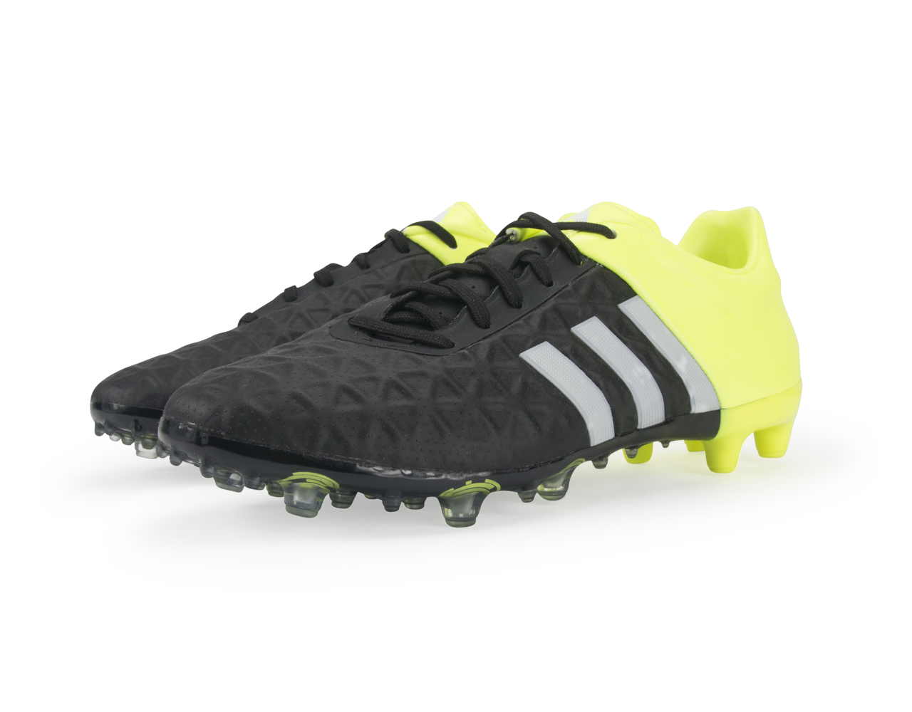 adidas Men's ACE 15.2 FG/AG Black/Night Metallic/Solar Yellow