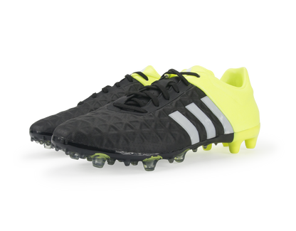 adidas Men's ACE 15.2 FG/AG Black/Night Metallic/Solar Yellow