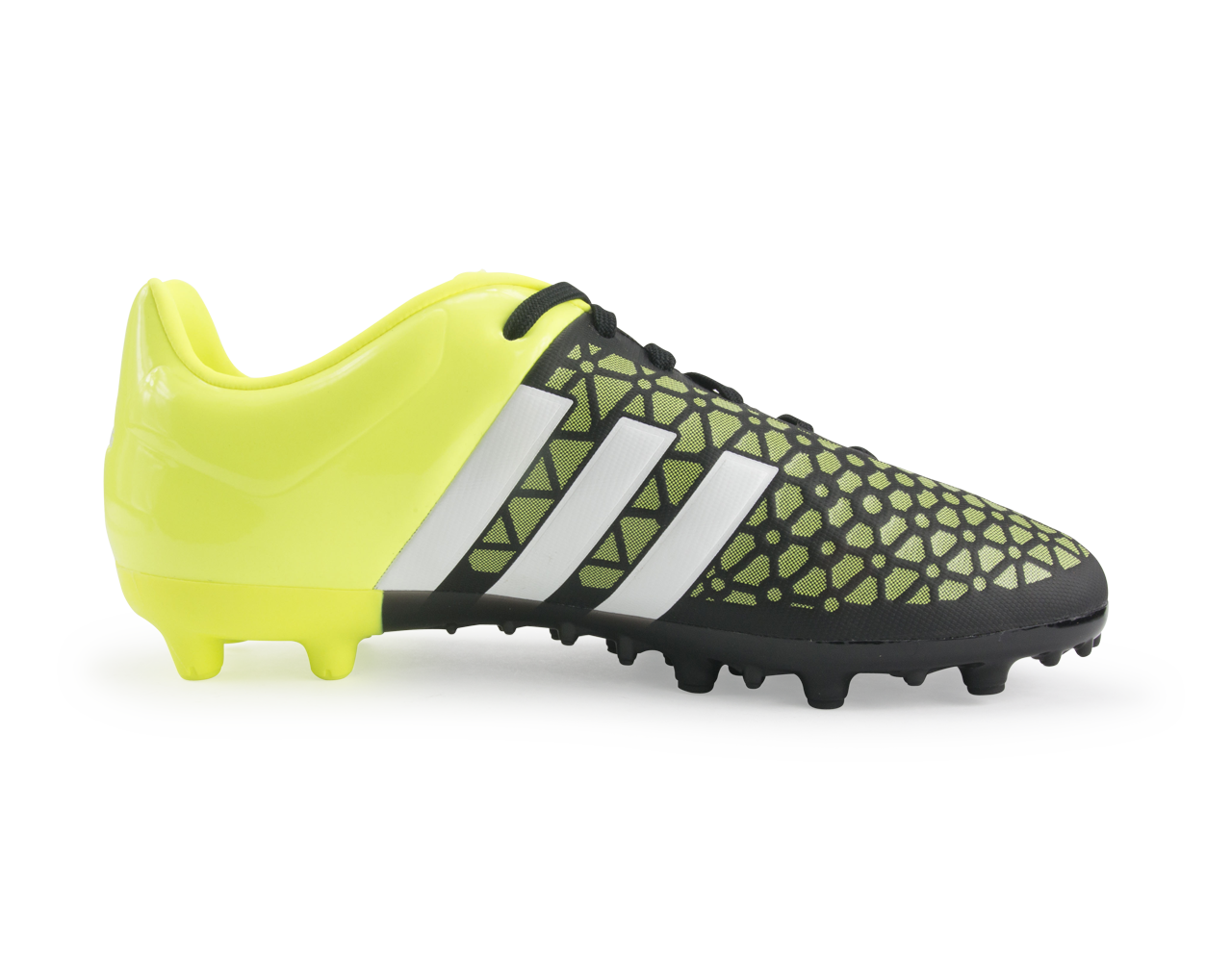 adidas Kids ACE 15.3 FG/AG Black/Night Metallic/Solar Yellow