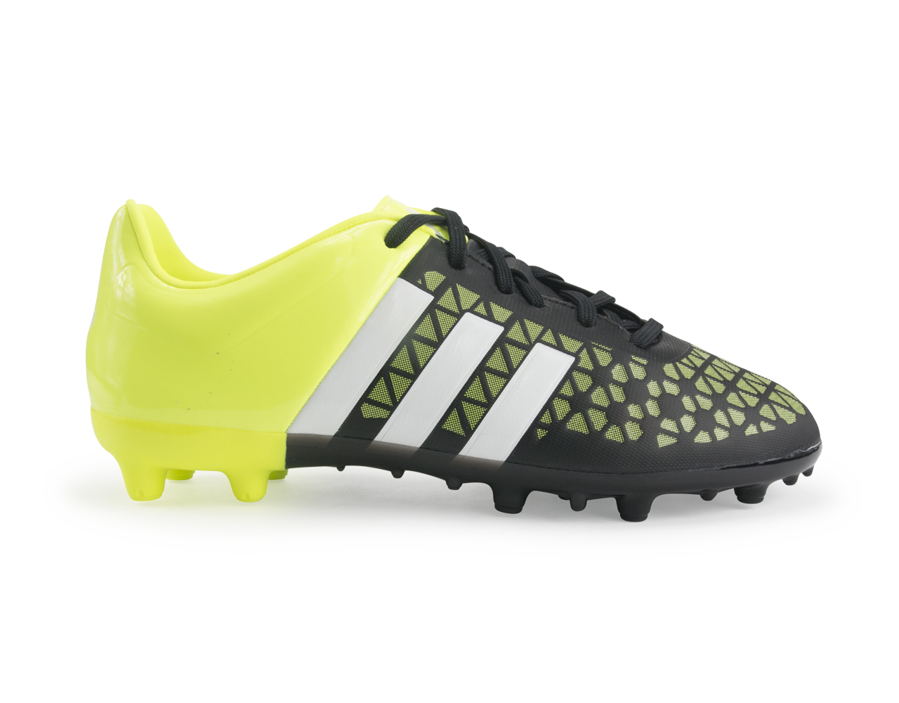 adidas Kids ACE 15.3 FG/AG Black/Night Metallic/Solar Yellow
