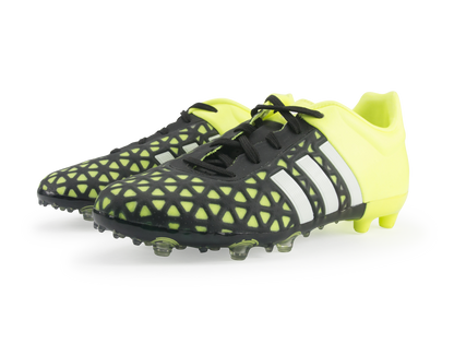 adidas Kids ACE 15.1 FG/AG Black/Night Metallic/Solar Yellow