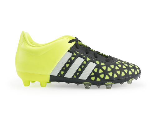 adidas Kids ACE 15.1 FG/AG Black/Night Metallic/Solar Yellow