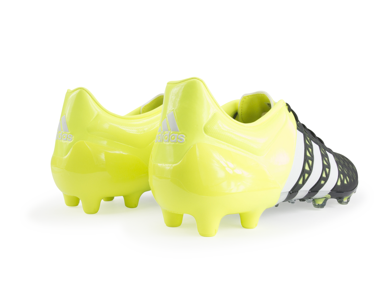 adidas Men's ACE 15.1 FG/AG Black/Night Metallic/Solar Yellow