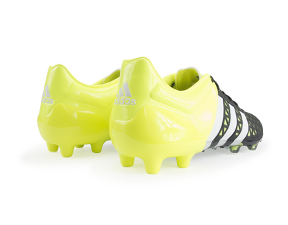 adidas Men's ACE 15.1 FG/AG Black/Night Metallic/Solar Yellow