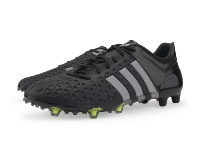 adidas Men's ACE 15.1 FG/AG Core Black/Solar Yellow/Night Metallic