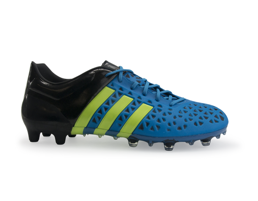 adidas Men's ACE 15.1 FG/AG Solar Blue/Sollar Yellow/Core Black