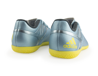 adidas Kids Messi 15.3 Indoor Soccer Shoes  Matte Ice Metallic/Bright Yellow/Black
