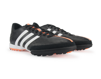 adidas Men's 11Nova Turf Soccer Shoes Core Black/White/Flash Orange
