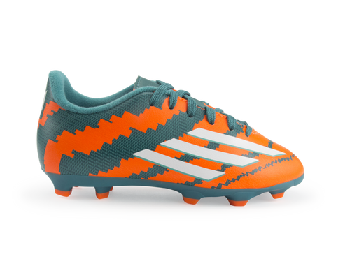 adidas Kids Messi 10.3 FG Power Teal/White/Solar Orange