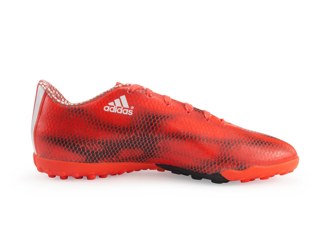 adidas Men's F10 Turf Soccer Shoes Solar Red/White/Core Black