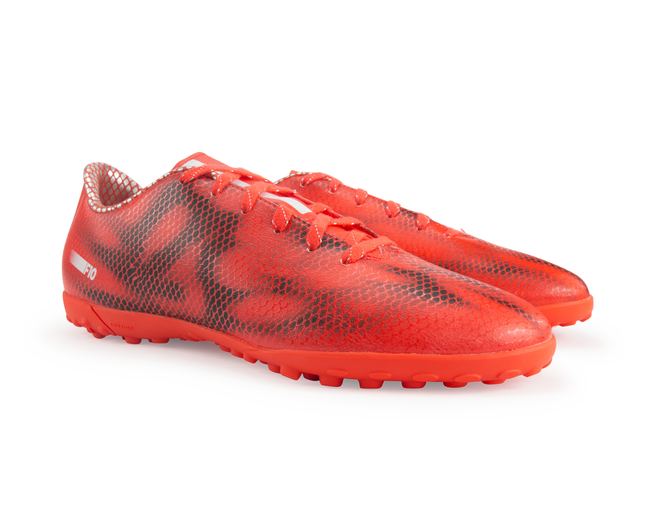 adidas Men's F10 Turf Soccer Shoes Solar Red/White/Core Black