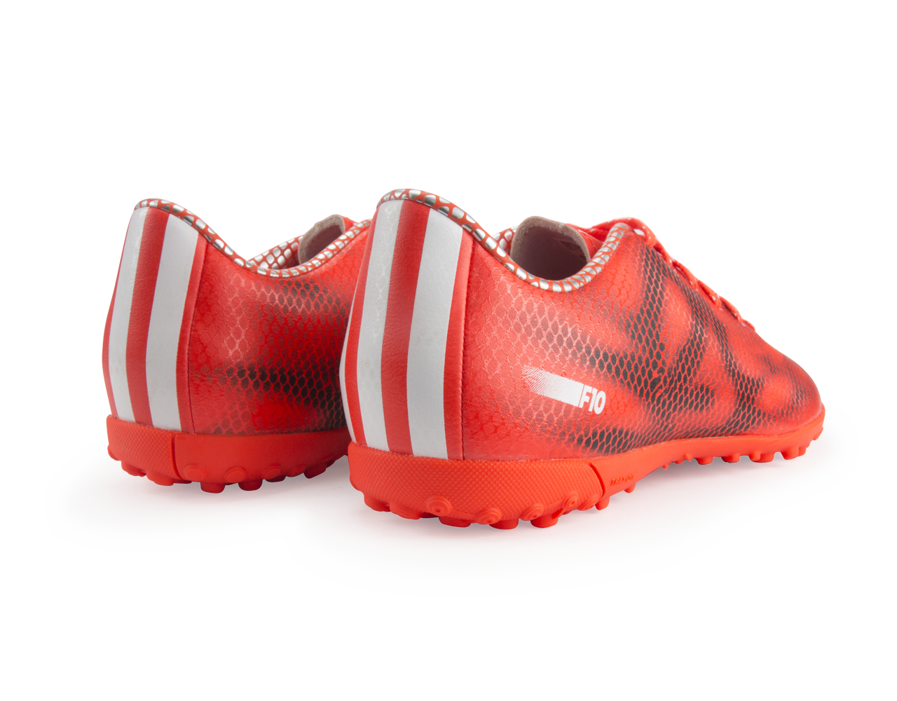 adidas Men's F10 Turf Soccer Shoes Solar Red/White/Core Black