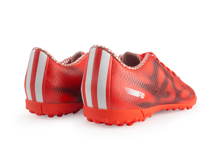 adidas Men's F10 Turf Soccer Shoes Solar Red/White/Core Black