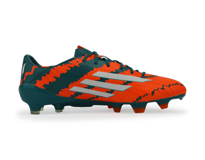 adidas Men's Messi 10.1 FG Power Teal/White/Solar Orange