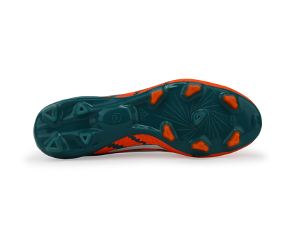 adidas Men's Messi 10.1 FG Power Teal/White/Solar Orange