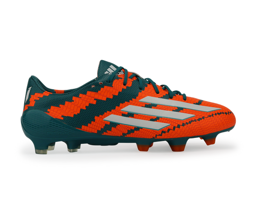 adidas Men's Messi 10.1 FG Power Teal/White/Solar Orange