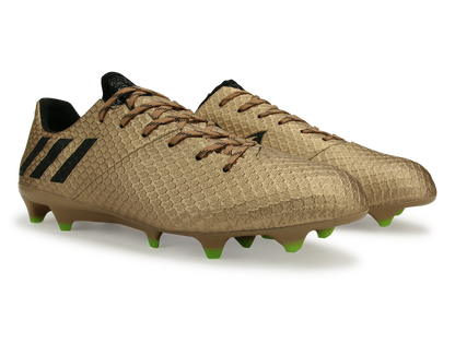 adidas Men's Messi 16.1 FG Copper Metallic/Core Black/Solar Green