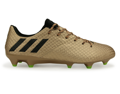 adidas Men's Messi 16.1 FG Copper Metallic/Core Black/Solar Green