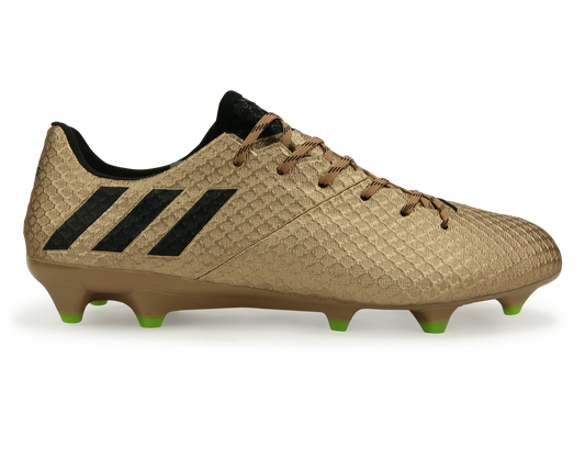 adidas Men's Messi 16.1 FG Copper Metallic/Core Black/Solar Green