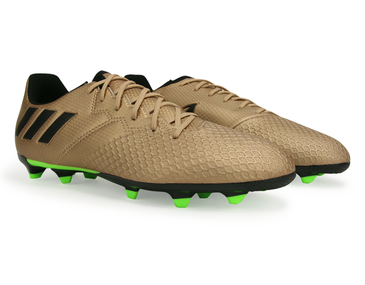 adidas Kids Messi 16.3 FG Copper Metallic/Core Black/Solar Green