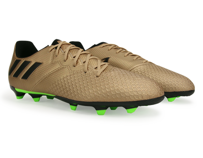 adidas Kids Messi 16.3 FG Copper Metallic/Core Black/Solar Green