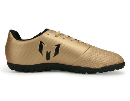 adidas Kids Messi 16.3 Turf Soccer Shoes Copper Metallic/Core Black/Solar Green