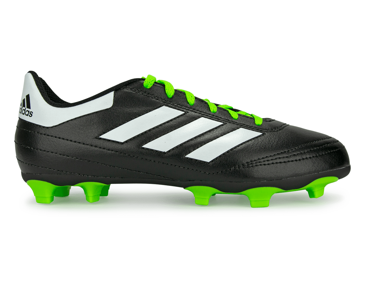 adidas Kids Goletto VI FG Black/Solar Green