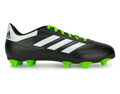 adidas Kids Goletto VI FG Black/Solar Green