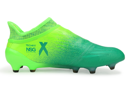 adidas Men's X 16+ Purechaos FG Solar Green/Core Black/Core Green