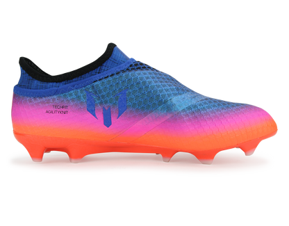 adidas Men's Messi 16+ Pureagility FG Blue/White/Solar Orange