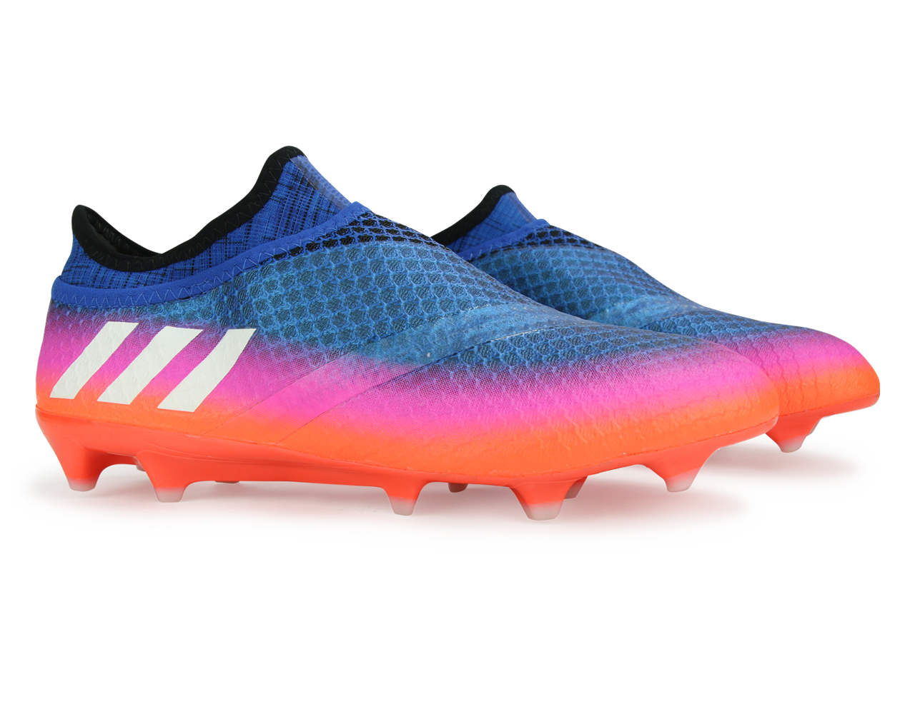 adidas Men's Messi 16+ Pureagility FG Blue/White/Solar Orange