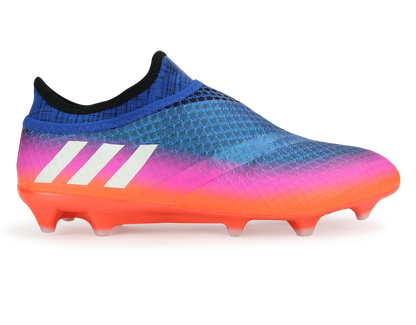 adidas Men's Messi 16+ Pureagility FG Blue/White/Solar Orange